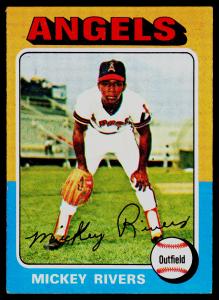 1975 Topps #164 Mickey Rivers - POOR