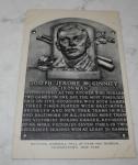 1953-1955 Type I Baseball Hall of Fame Plaque Joe McGinnity Exhibit Postcard