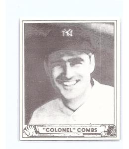 1986 TCMA 1940 Play Ball Reprint Earle Combs #124