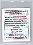1993 Chicle 1936 Diamond Stars Ext. Ed. #142 Connie Mack PROMO SSP See Back