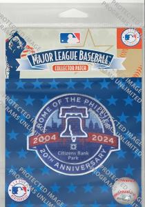 2024 Phillies 20th Anniversary Patch MLB Card