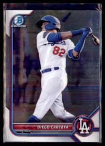 2022 Bowman Chrome Diego Cartaya Dodgers Card Lot