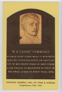 1964 National Baseball Hall of Fame and Museum Postcards Candy Cummings HOF 3d5