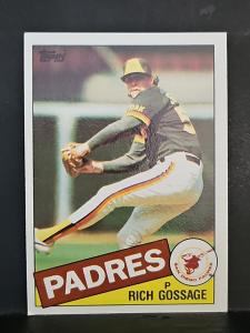 1985 Topps #90 Rich Goose Gossage HOF PADRES