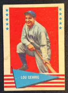1961 Fleer Baseball Greats #31 Lou Gehrig G/VG
