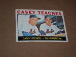 1964 Topps baseball Casey Stengel Ed Kranepool card #393 FAIR