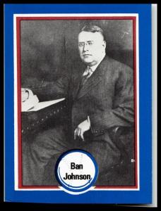 Ban Johnson 1970s Shakey's Pizza Baseball's Greatest Players Card #10