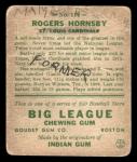 1933 Goudey Baseball #119 Rogers Hornsby PR *f1
