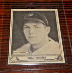 1940 BILL DICKEY #7 PLAYBALL BASEBALL CARD ~ YANKEES HALL of FAMER