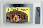 Joe DiMaggio 2016 Leaf Cut Signature Auto