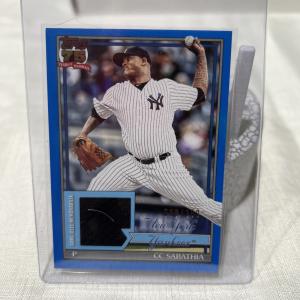 2026 Topps Series 1 - 1991 Game Used Relic Black /199 CC Sabathia - NY Yankees
