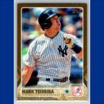 Mark Teixeira Gold #/2015 2015 Topps #307 New York Yankees Parallel Card