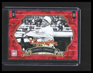 2012 Charles Comiskey - Panini Cooperstown Red Ice /399 #21 Cardinals 