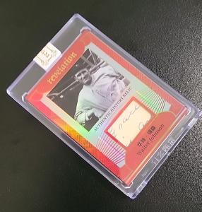 Walter Johnson 2025 Eternal 03/25 Patch Revelation Authentic History Relic