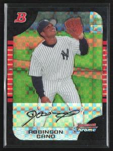 Robinson Cano 2005 Bowman Chrome X-Fractor /250 #BDP20 New York Yankees
