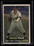 1957 Topps Whitey Ford Baseball Card #25