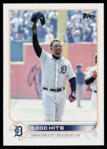 2022 Topps Update 3,000 Hits (Miguel Cabrera) #US183 BASEBALL CARD TIGERS