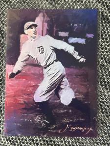 Limited 36/50 Harry Heilmann HOF Tigers #7 "Art Card" Edward Vela Signed