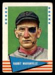 1961 Fleer Baseball Greats Rabbit Maranville #124 PR Pittsburgh Pirates