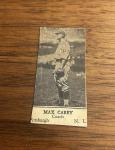 1925 W590 Max Carey Strip Card Hand Cut Baseball Pittsburgh Pirates HOF