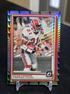2025 Donruss Optic Deion Sanders Team Logo /32 Atlanta Falcons SP