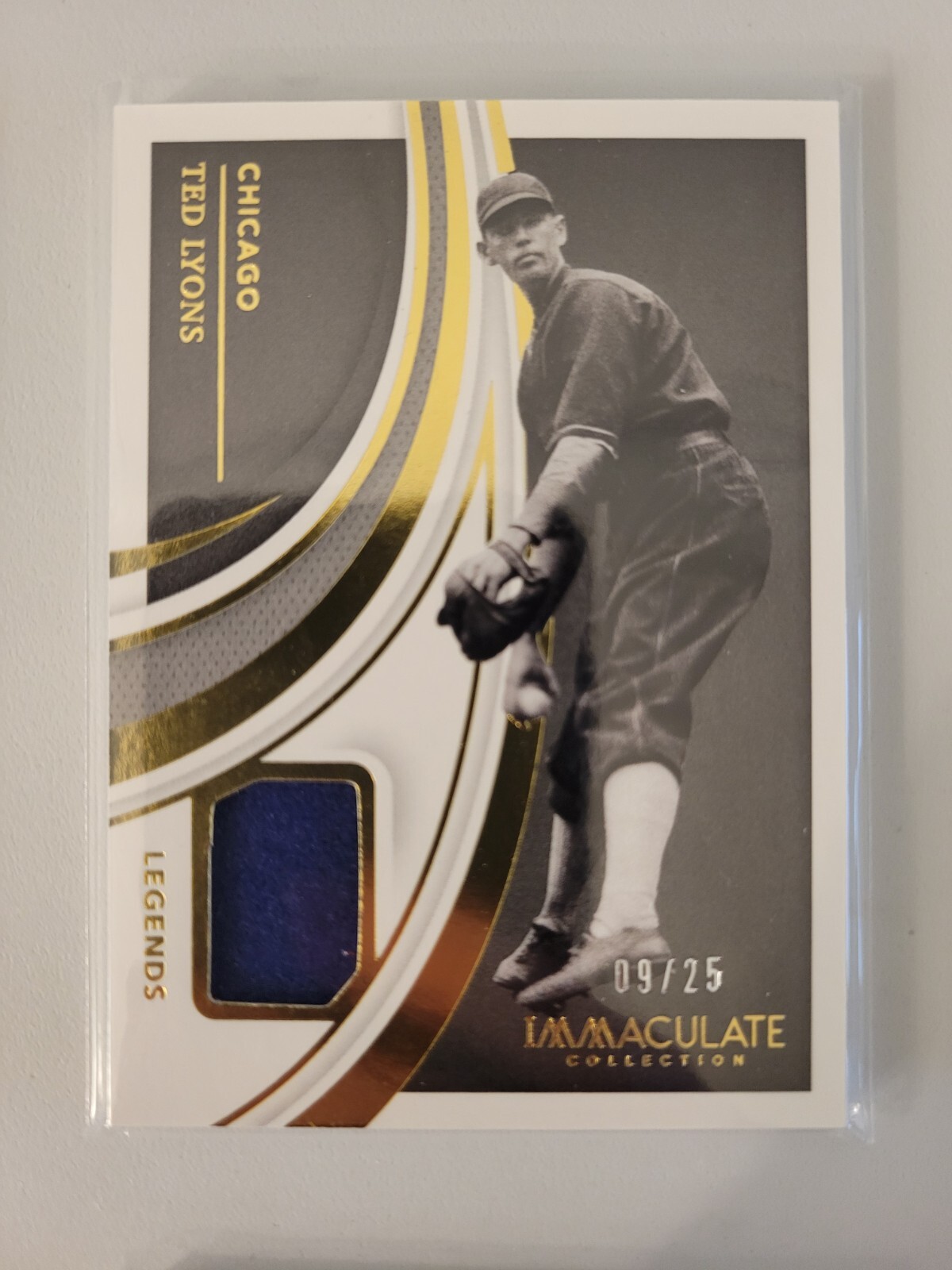 Ted Lyons Legends Materials 9/25 2021 Panini Immaculate Baseball