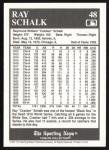 Ray Schalk 1991 Conlon Collection TSN #48 HOF Chicago White Sox