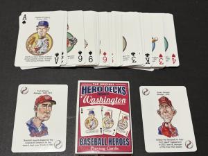 2013 WASHINGTON NATIONALS/ SENATORS HeroDecks Playing Cards Singles **YOU PICK**