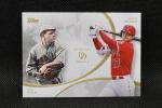 2023 Topps Dynamic Duals - Shohei Ohtani and Babe Ruth #12 - Clean!