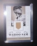 201 Panini National Treasures Sam Crawford Game-Used Material Bat #94/99