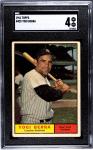 1961 Topps Yogi Berra Card #425 SGC 4