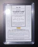201 Panini National Treasures Sam Crawford Game-Used Material Bat #94/99
