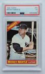 1966 Topps Mickey Mantle Graded PSA 3 Very Good