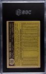 1961 Topps Yogi Berra Card #425 SGC 4