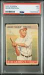 1933 Goudey Baseball #47 Henry "Heinie"Manush (Washington Senators) (RC) PSA 1.5