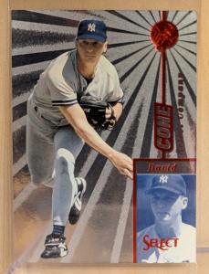 1997 Select COMPANY #6 David Cone Yankees RARE ETCHED FROSTED FOIL PARALLEL