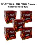 NFL PYT #365 -  2025 Panini Phoenix Football Preferred (5 Box)