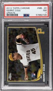 2013 Topps Chrome Update GERRIT COLE Rookie PSA 7 #MB-20 RC MLB Yankees Pirates