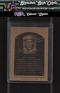 1981-89 Official Hall of Fame Metallic Plaques NNO Eppa Rixey