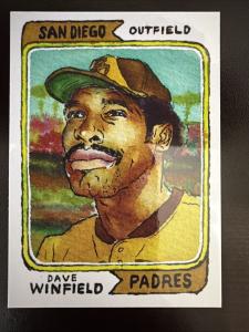 Dave Winfield 1974 - 2025 Topps Shoebox Treasures Baseball Card #55 Padres
