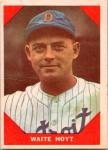 Waite Hoyt 1960 Fleer Baseball Greats #69