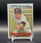 Whitey Ford 1967 Topps #5 New York Yankees Vintage Baseball Card VG-EX