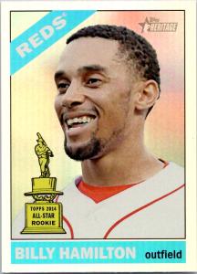 BILLY HAMILTON 2015 Topps Heritage #THC-431 Retail Foil - CINCINNATI REDS