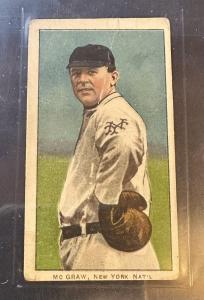 1909 T206 Piedmont John McGraw New York Giants Card