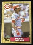 1987 TOPPS #648 BARRY LARKIN ROOKIE CARD HALL OF FAME CINCINNATI REDS