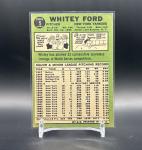 Whitey Ford 1967 Topps #5 New York Yankees Vintage Baseball Card VG-EX