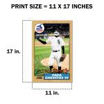 Papa Emeritus Ghost Chicago White Sox 1987 Baseball Card Poster - 11x17 inches