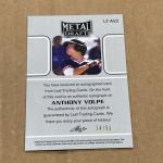 2019 Leaf Metal Draft 1990 Throwback Auto Silver /50 Anthony Volpe #LT-AV2 AD