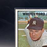 Whitey Ford 1967 Topps #5 New York Yankees Vintage Baseball Card VG-EX