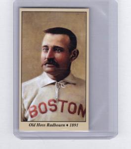 Old Hoss Radbourne, Boston Reds Players League Tobacco Road #3 / NM+ cond